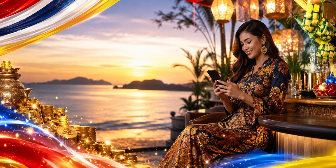 Pengguna mudah alih mengakses promosi 7408 di Kota Kinabalu